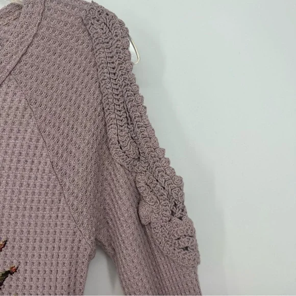 Vocal Womans Top Long Sleeve Dream Catcher Print Rhinestones Cold Shoulder NEW - Picture 10 of 13